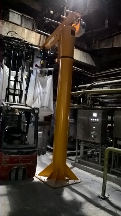 VERLINDE facilita la manipulación de big bags en una fábrica de cartón
